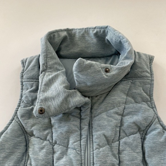 The North Face Quilted Vest Womens Small Puffer Quilted Full Zip‎ Pockets Blue - Picture 5 of 9
